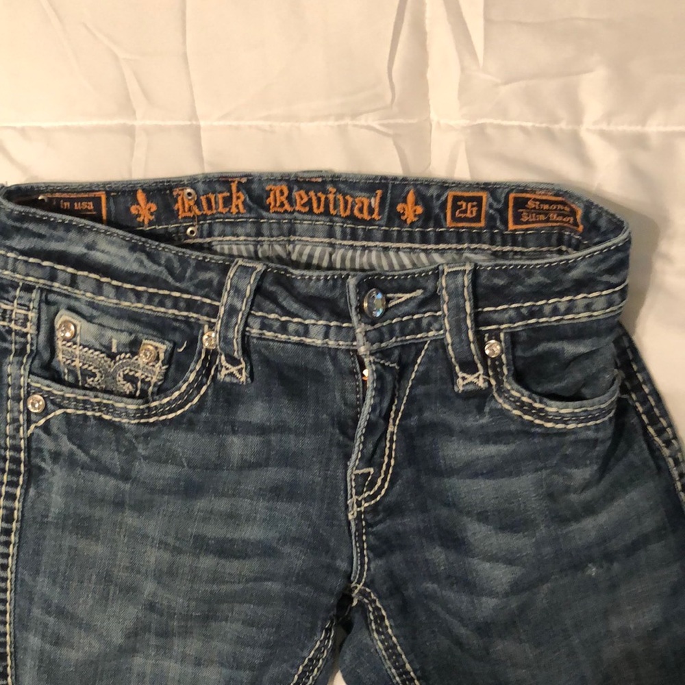 Rock Revival slim boot size 26 inseam 33 - Picture 2 of 4